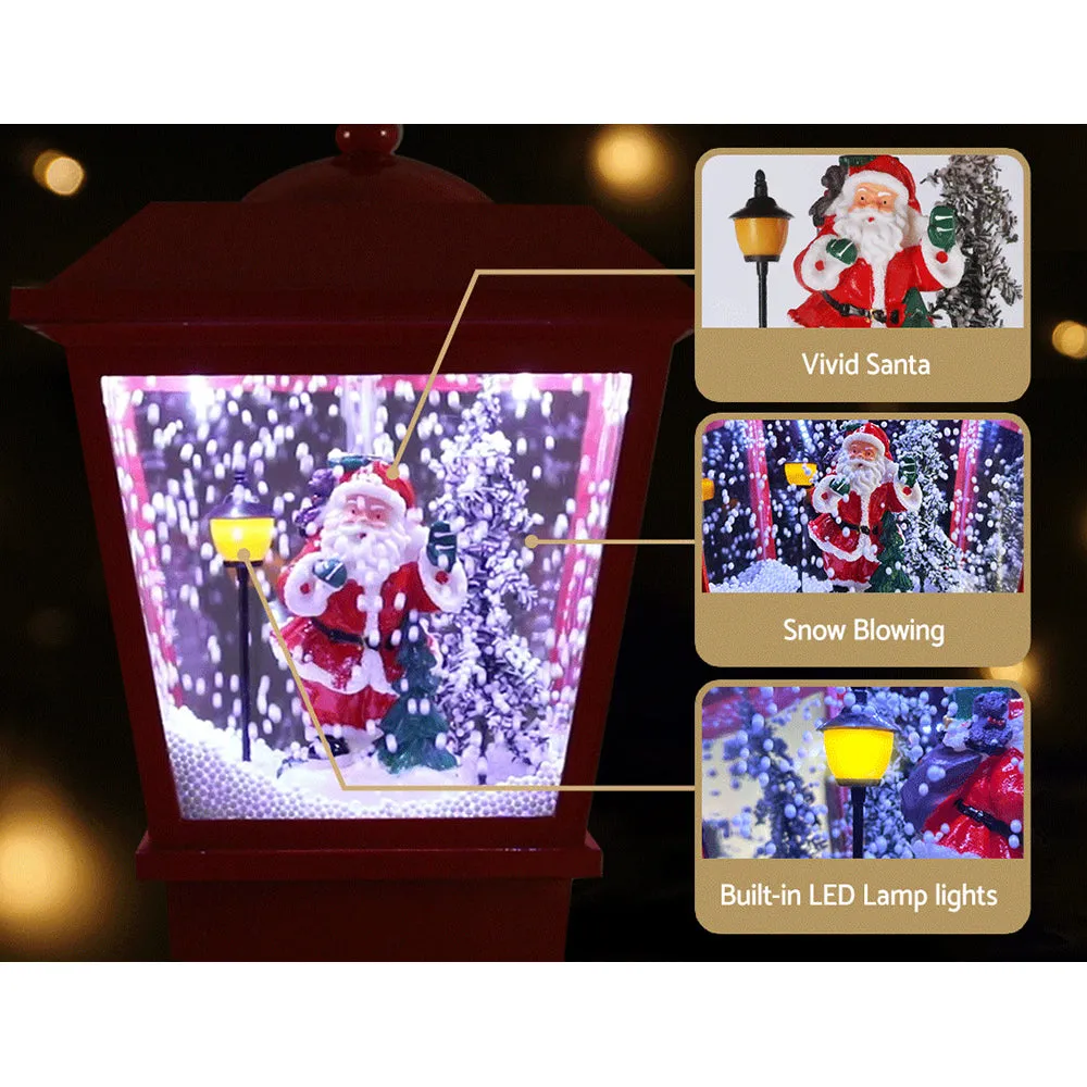 1.8M LED Christmas Lamp Post, Music & Snowfall by Jingle Jollys