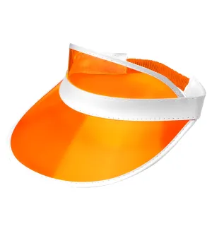 80's Sun Visor Hat Orange