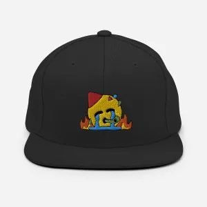 Chaotic Party Emoji Embroidered Snapback