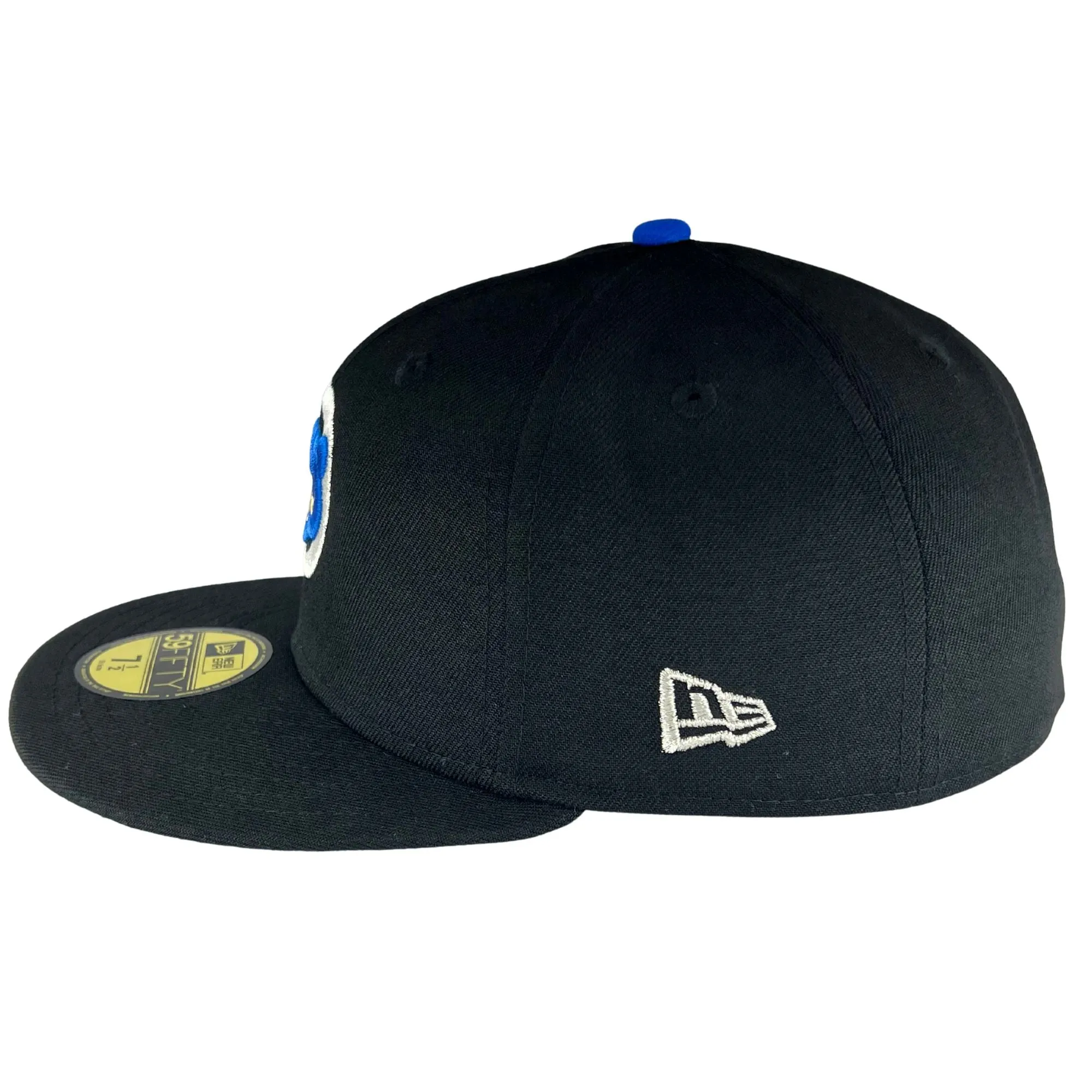 Chicago Cubs Black/Silver/Royal UV New Era 59FIFTY Fitted Hat