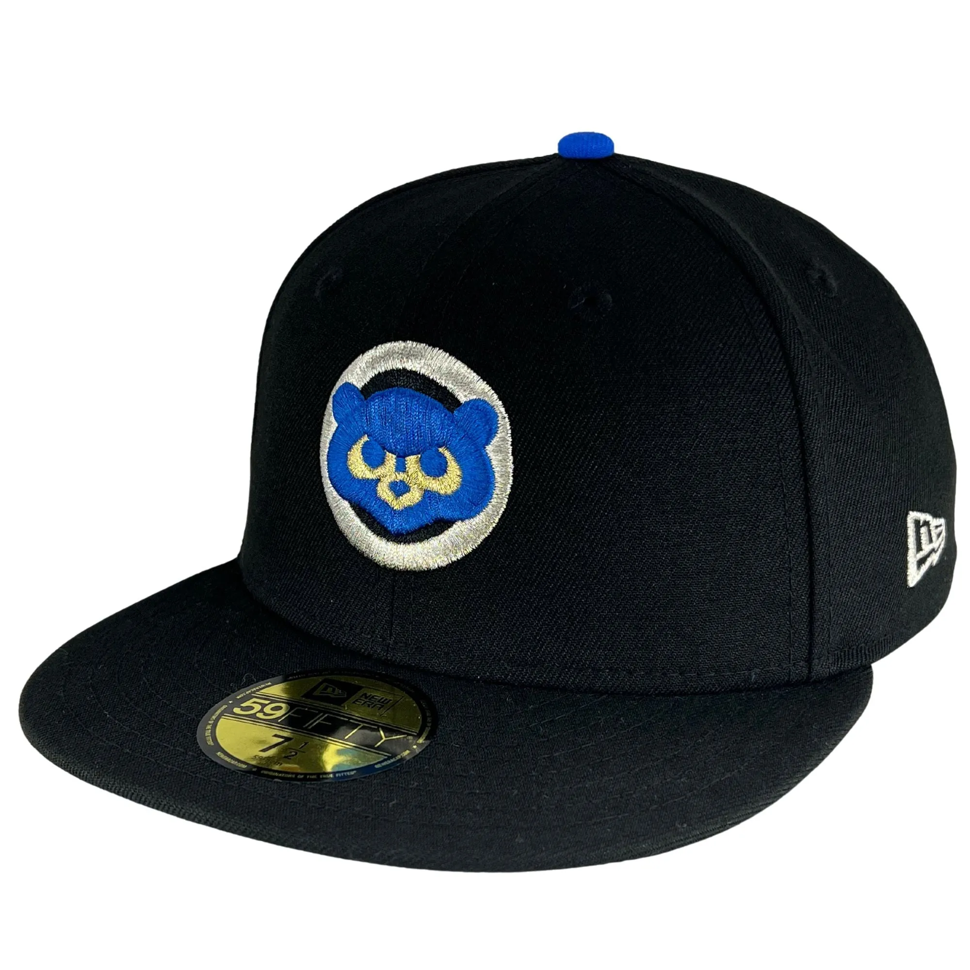 Chicago Cubs Black/Silver/Royal UV New Era 59FIFTY Fitted Hat