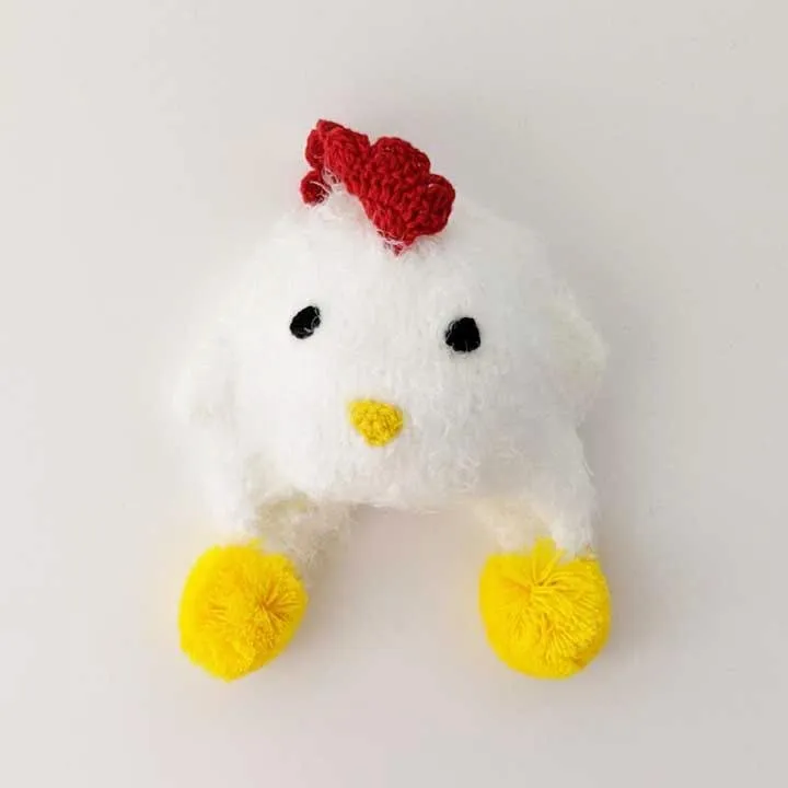 Chicken Earflap Beanie Hat for Babies, Toddlers & Kids