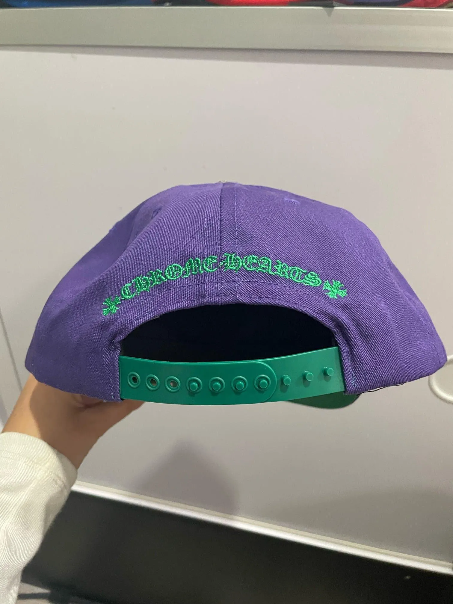 Chrome Hearts Baseball Cap Purple / Green