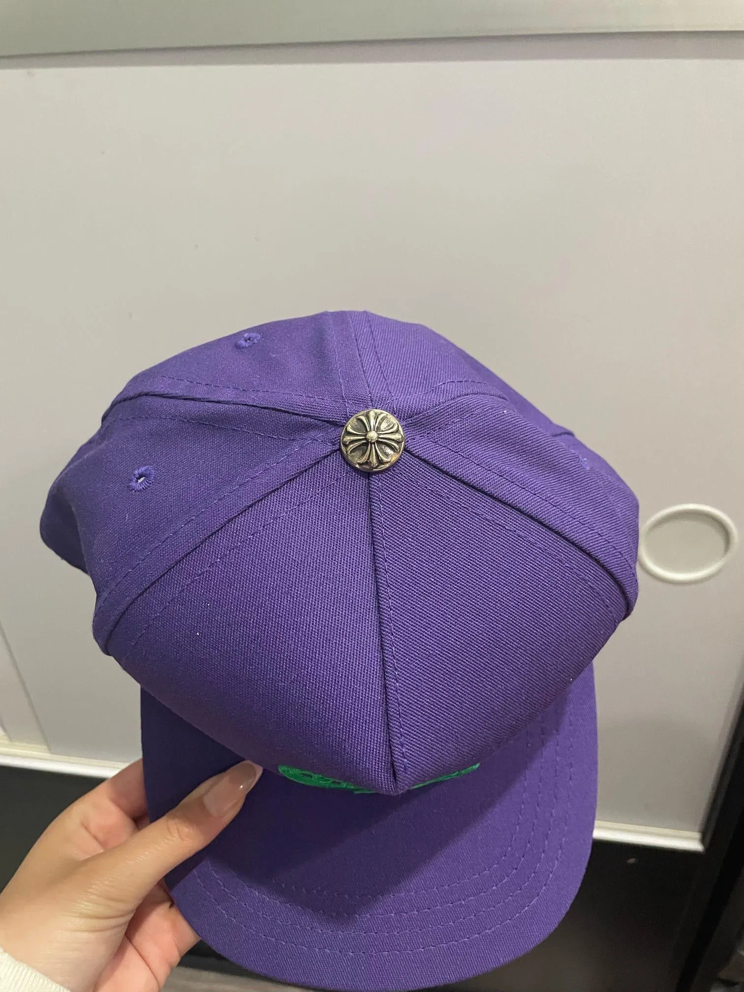 Chrome Hearts Baseball Cap Purple / Green