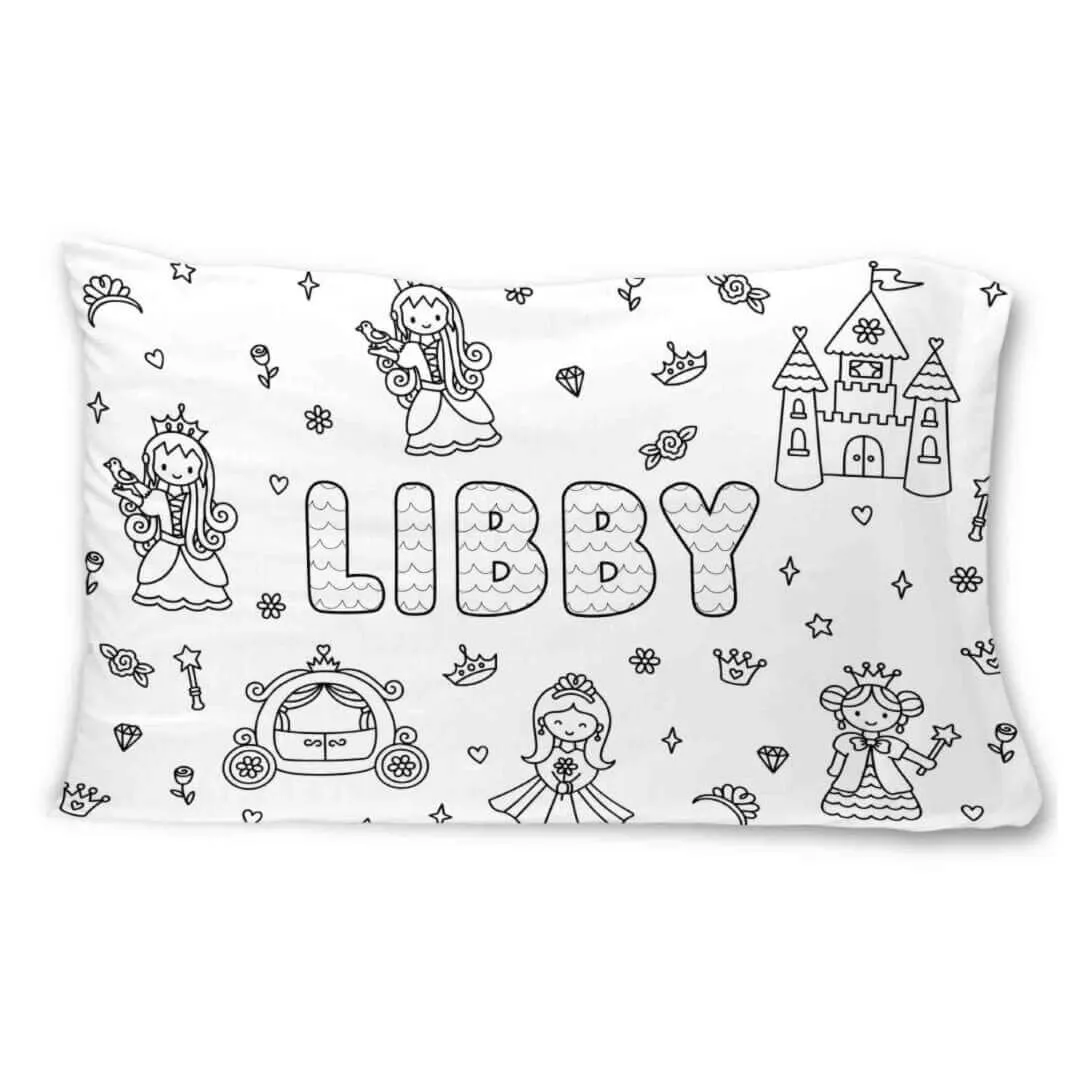 Colorable Personalized Pillowcase | Far Far Away