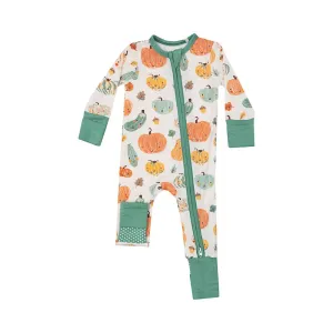 Crayon Pumpkins - 2 Way Zipper Romper