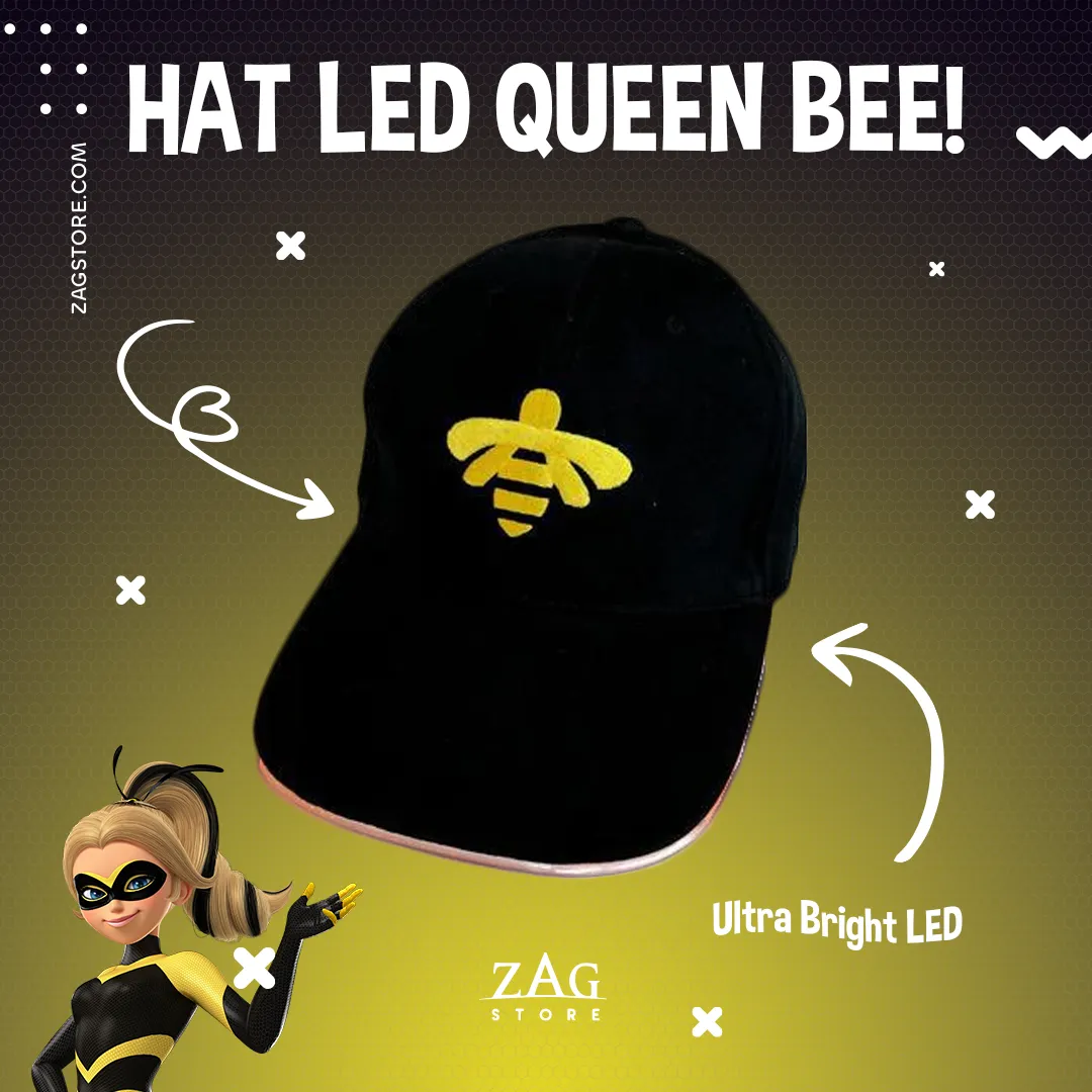 Hat LED Queen Bee Embroidered