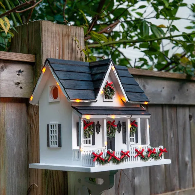 Holiday Bird House with LEDs