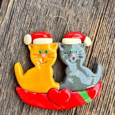 Kitty Couple Ornament