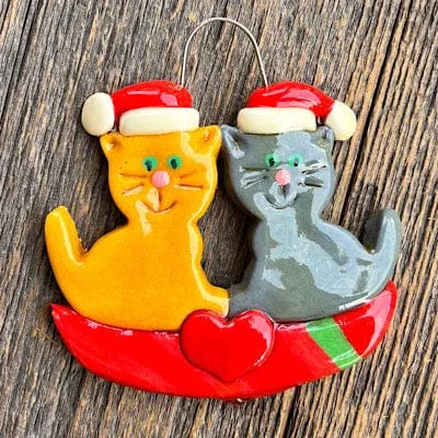 Kitty Couple Ornament