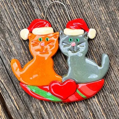 Kitty Couple Ornament