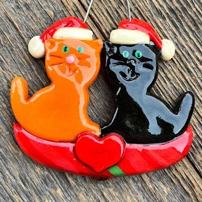 Kitty Couple Ornament