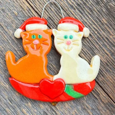 Kitty Couple Ornament