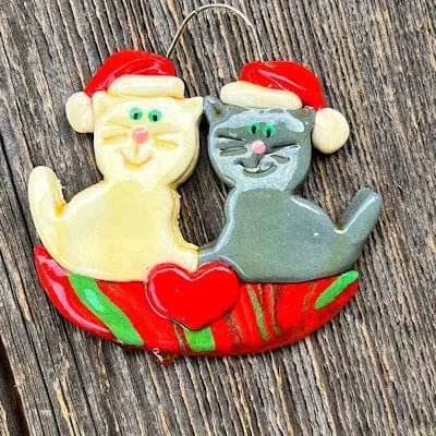 Kitty Couple Ornament