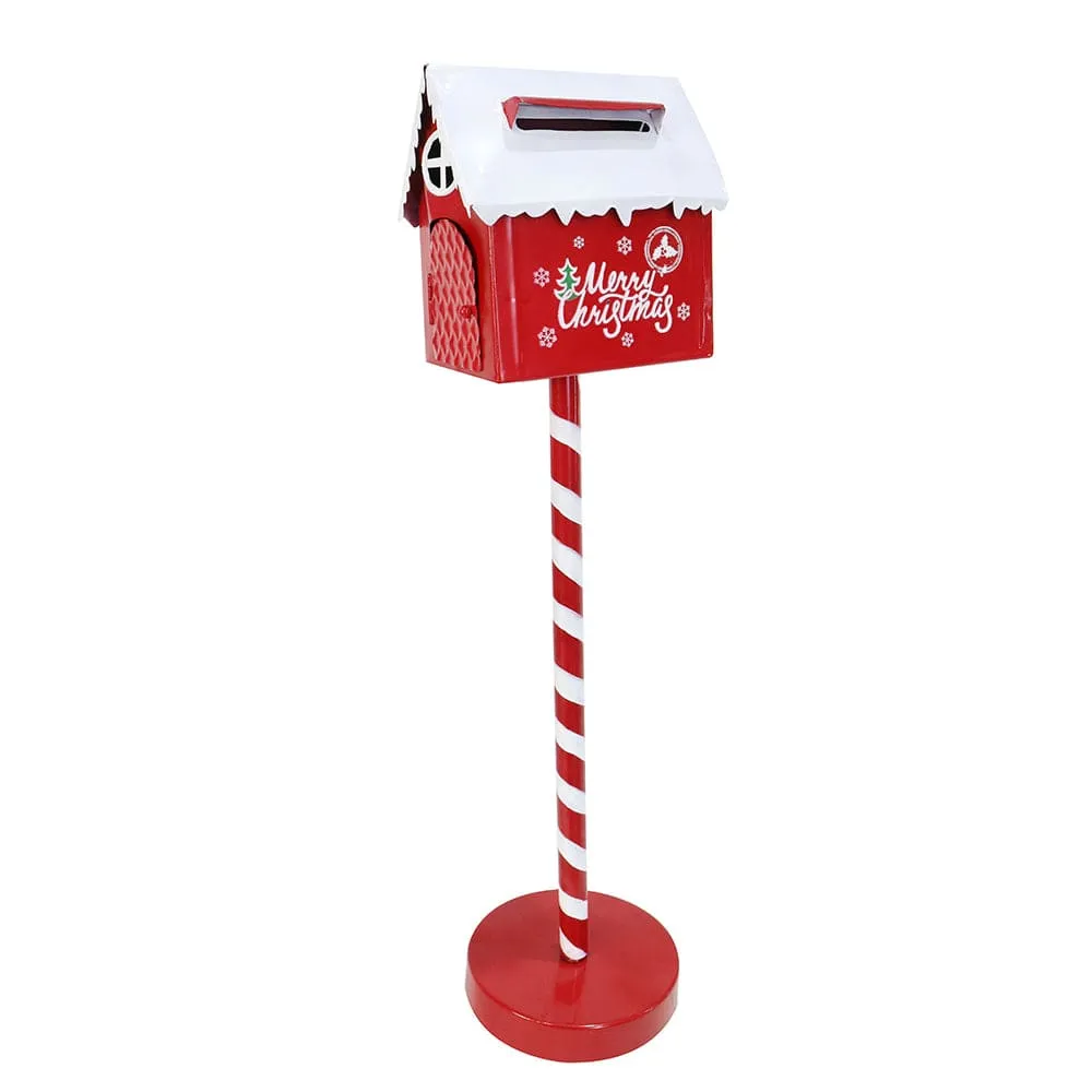 Metal Candy Cane Letterbox Asst (50cm)