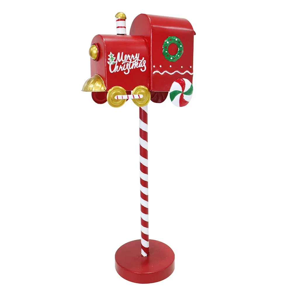 Metal Candy Cane Letterbox Asst (50cm)