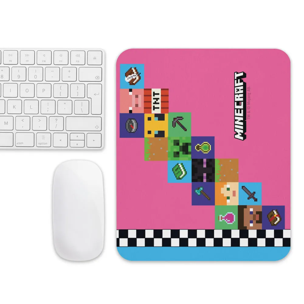 Minecraft Colorblock Mouse Pad