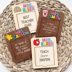 Personalized Sticky Note Holder for Teacher SN10