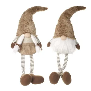 Shelf Sitting Mr & Mrs Woodland Gonk Set