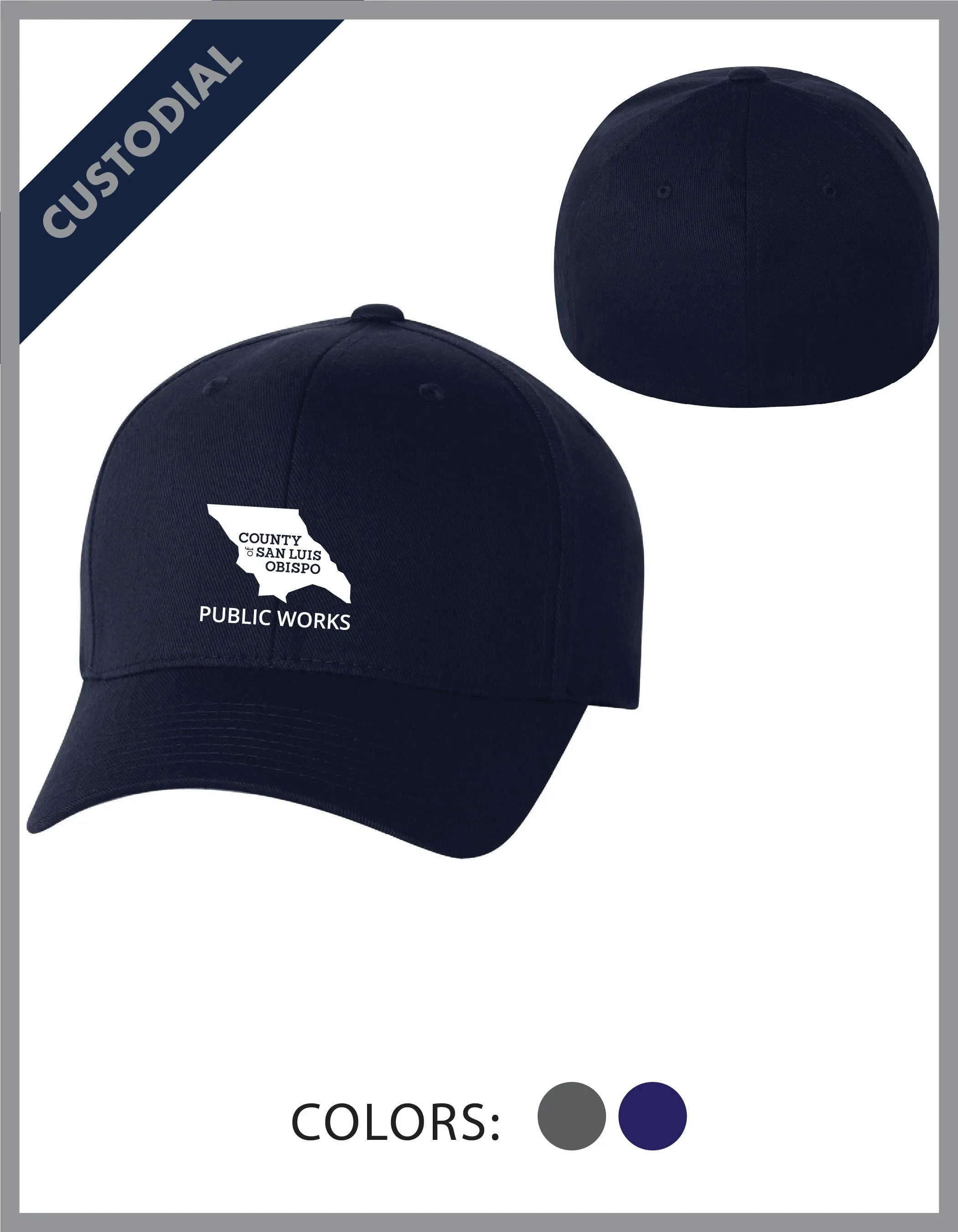 SLO Public Works - (Custodial) FlexFit Hat