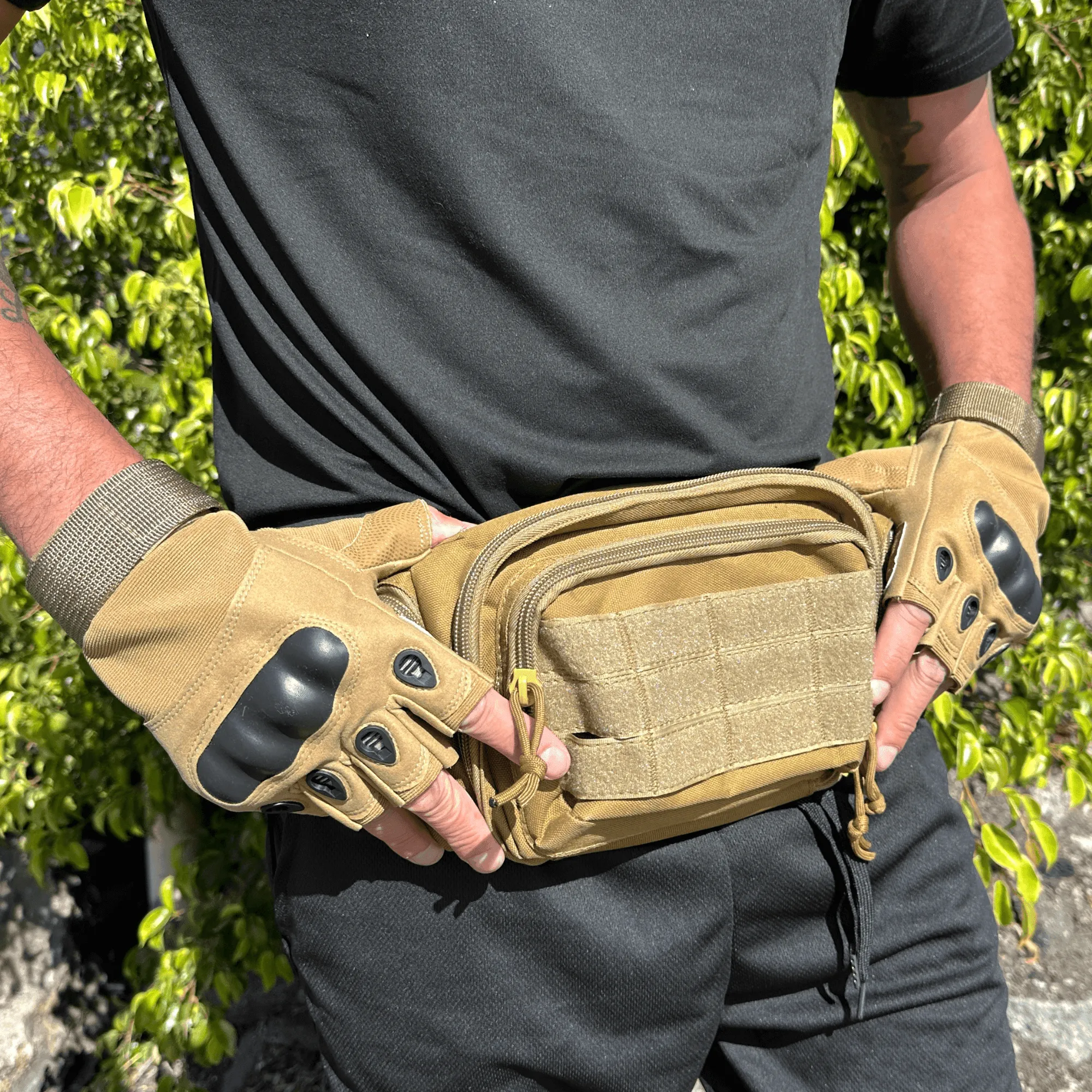 Tactical Fingerless Airsoft Gloves for Outdoor Sports, Paintball, and