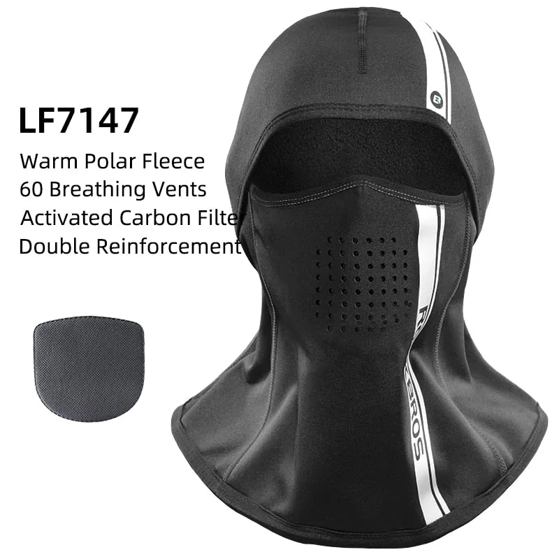 Winter Thermal Fleece Ski Mask Full Face Cover Snowboard Hood Scarfs Outdoor Sport Windproof Cycling Headgear Balaclava