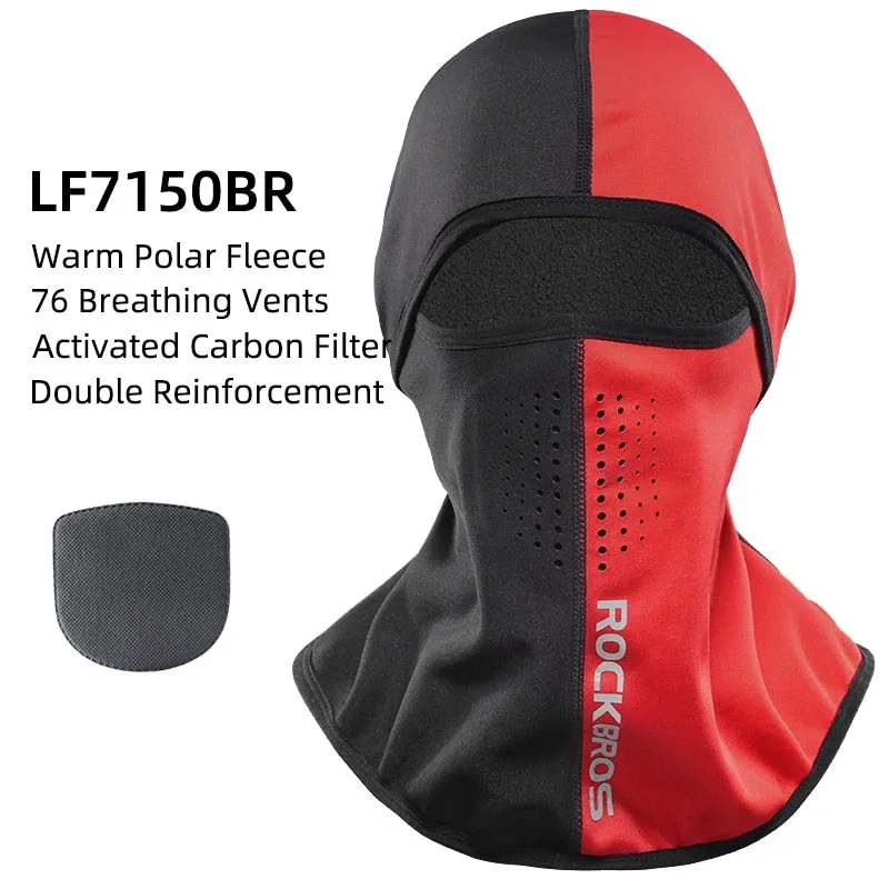 Winter Thermal Fleece Ski Mask Full Face Cover Snowboard Hood Scarfs Outdoor Sport Windproof Cycling Headgear Balaclava