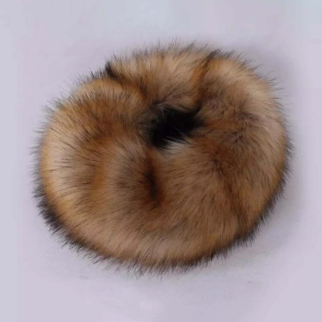 Women's Russian Faux Fluffy Fox Fur Hat