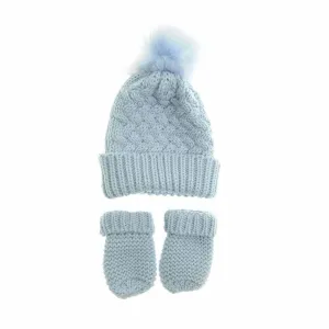 Ziggle - Blue Woolly Hat and Mittens